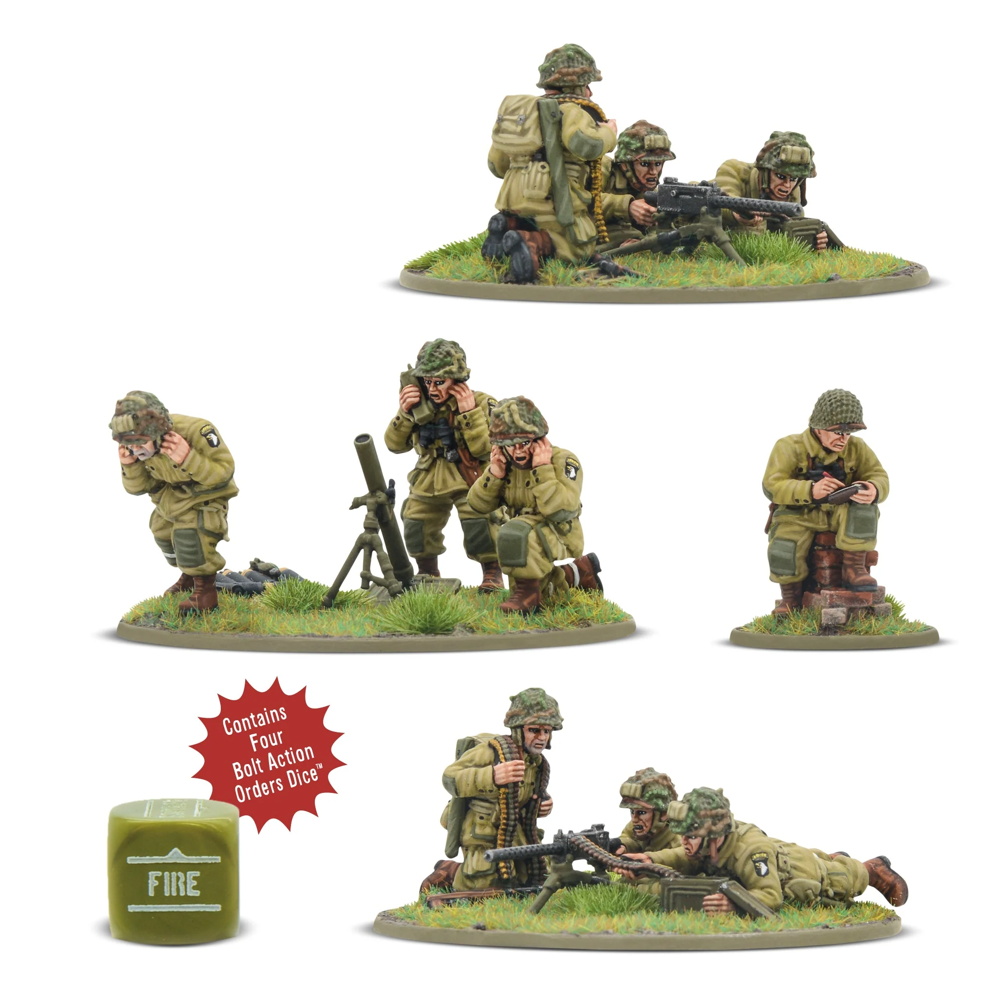 Bolt Action: USA: US Airborne (D-Day) Platoon Heavy Weapons Platoon 