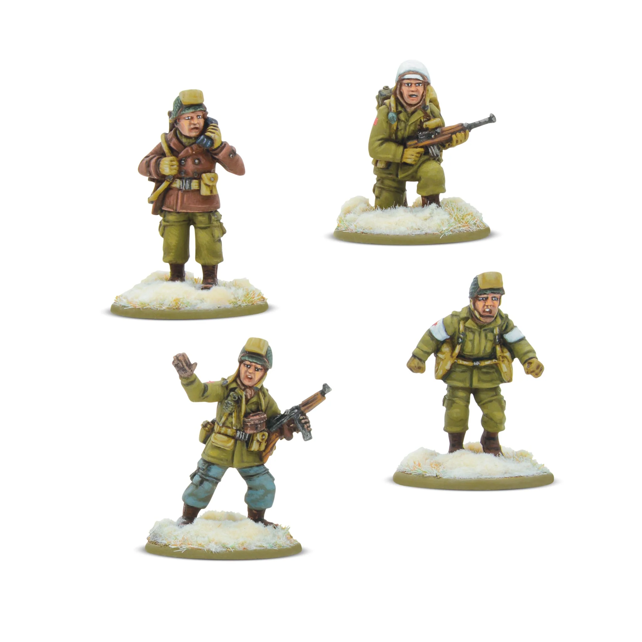 Bolt Action: USA: US Airborne (Winter) HQ 