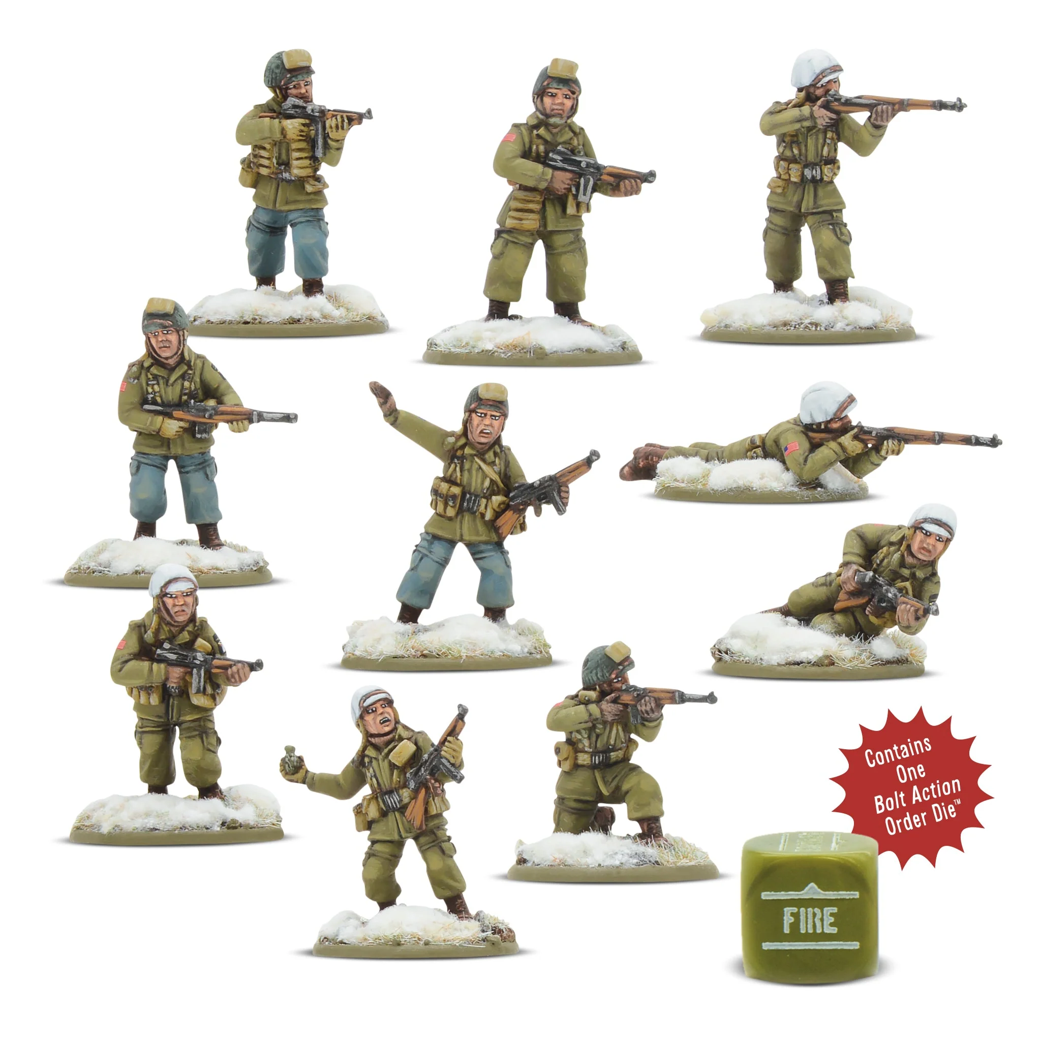 Bolt Action: USA: US Airborne (Winter) Pathfinder Squad 