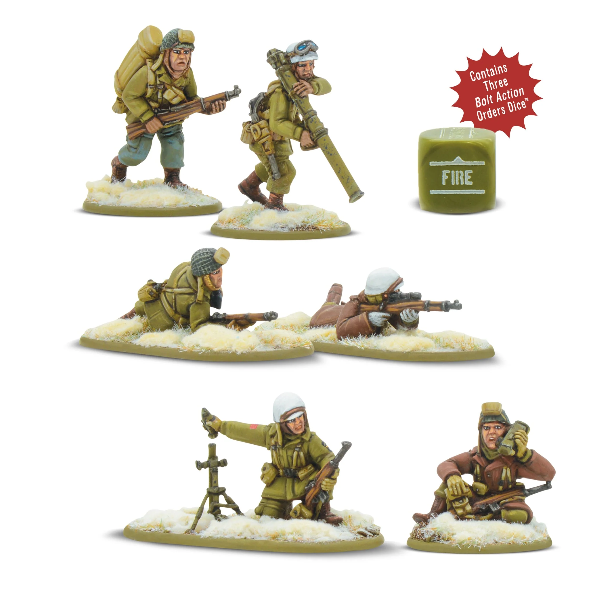 Bolt Action: USA: US Airborne (Winter) Weapons Teams 