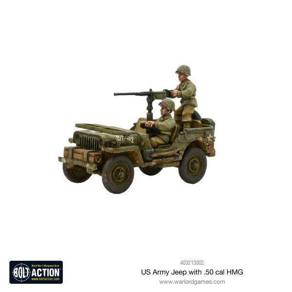 Bolt Action: USA: US Army Jeep with 50 Cal HMG 