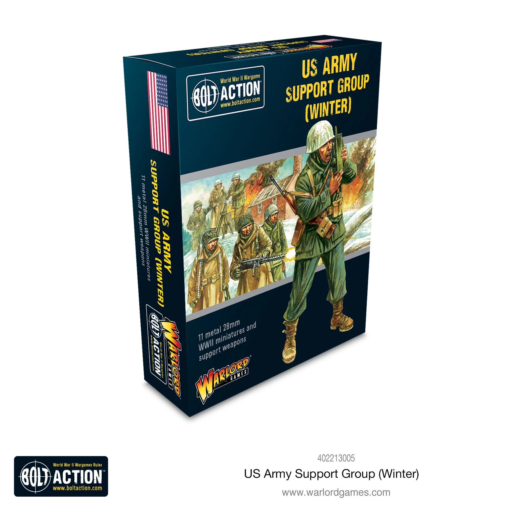 Bolt Action: USA: US Army Winter Support Group (HQ, Mortar & MMG) 