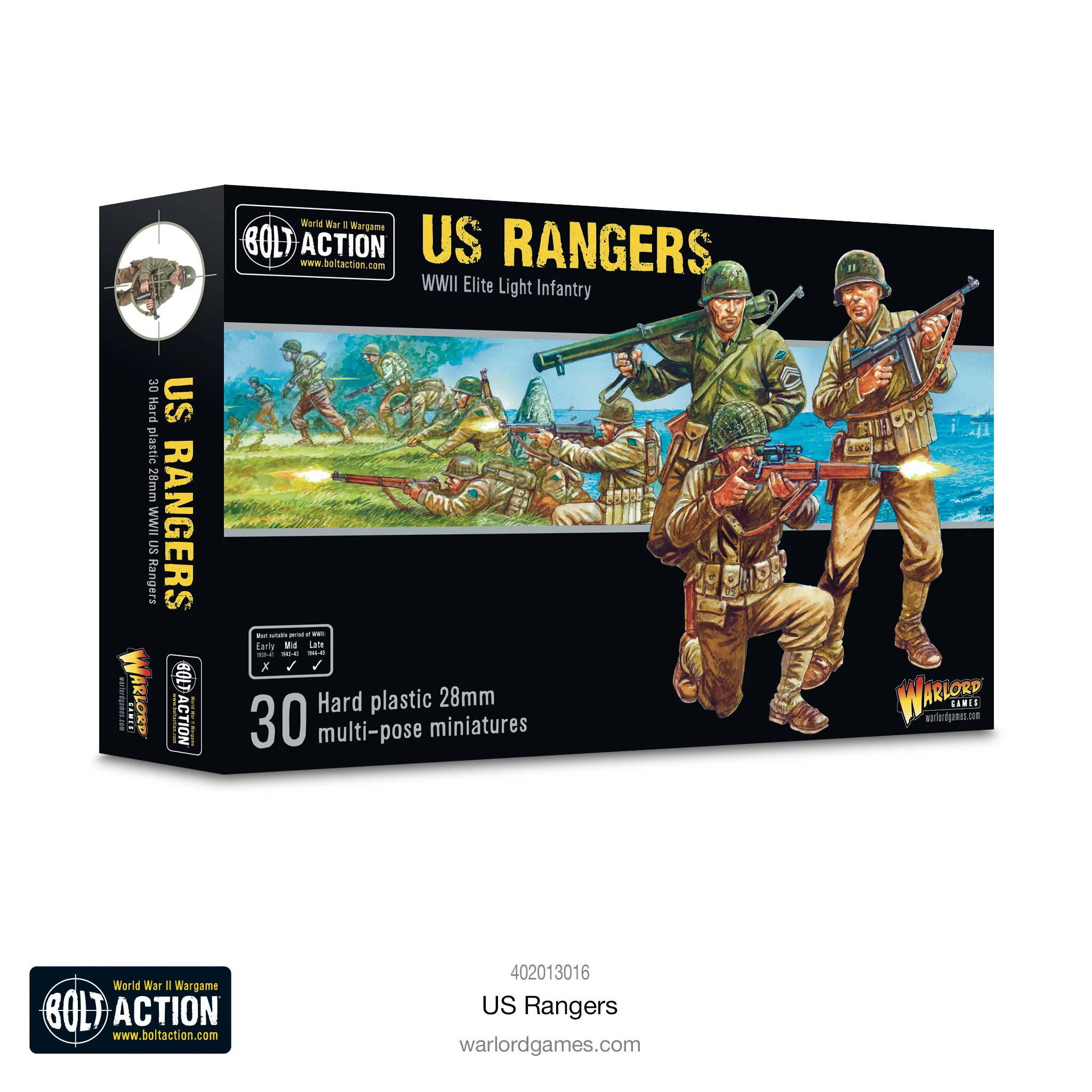 Bolt Action: USA: US Rangers (New 2024) 