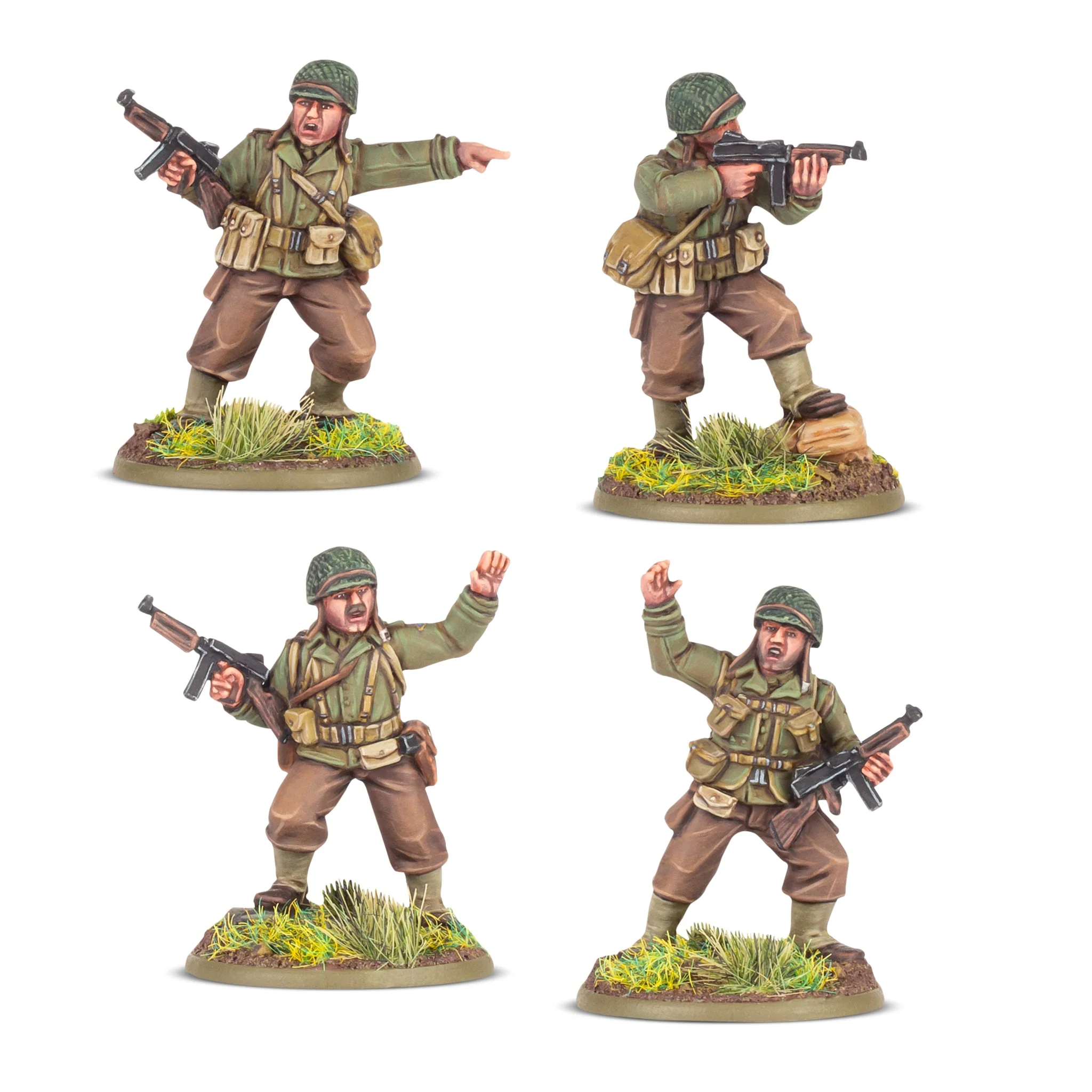 Bolt Action: USA: US Rangers Platoon Commanders 