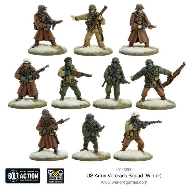 Bolt Action: USA: Veterans Squad (Winter) 
