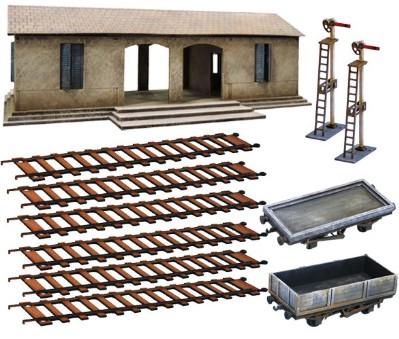 Bolt Action: Western Desert Scenery - El Alamein Railway Station Set 