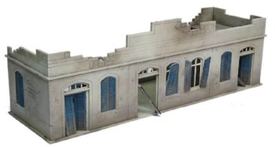 Bolt Action: Western Desert Scenery - Large Destroyed North African House 