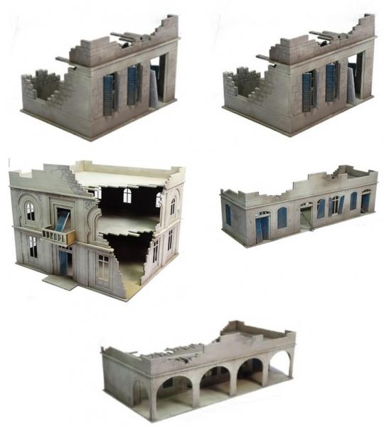 Bolt Action: Western Desert Scenery - North Africa Scenery Set 