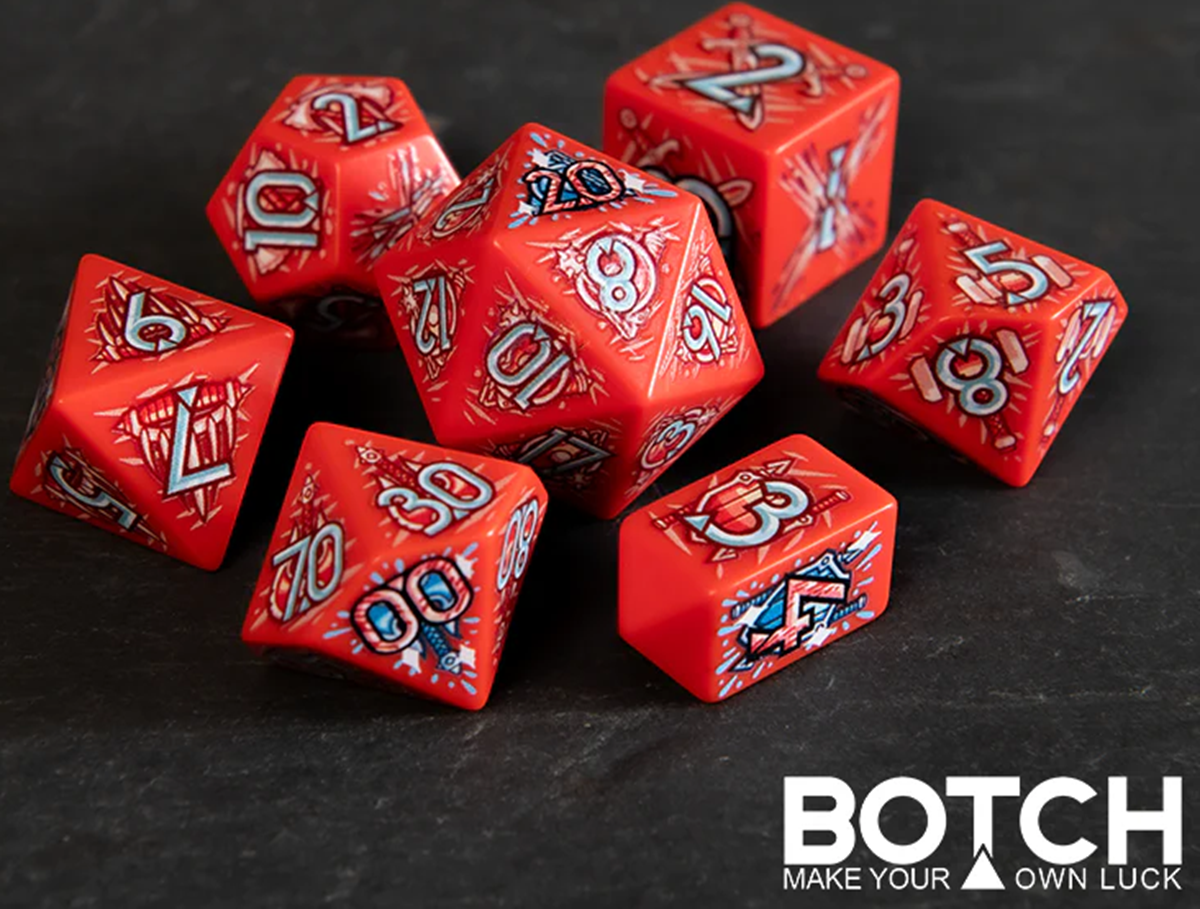 Botch: Melee Militia (7-Die RPG Set) 