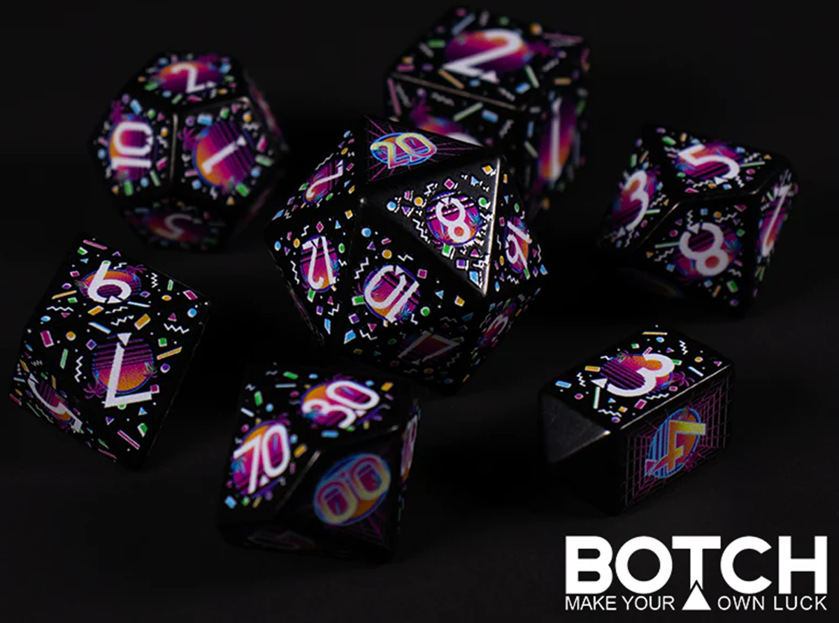 Botch: Synth Nights (7-Die RPG Set) 