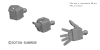 Builders Parts HD (1/144): MS Hand 03 ((EFSF Small)  