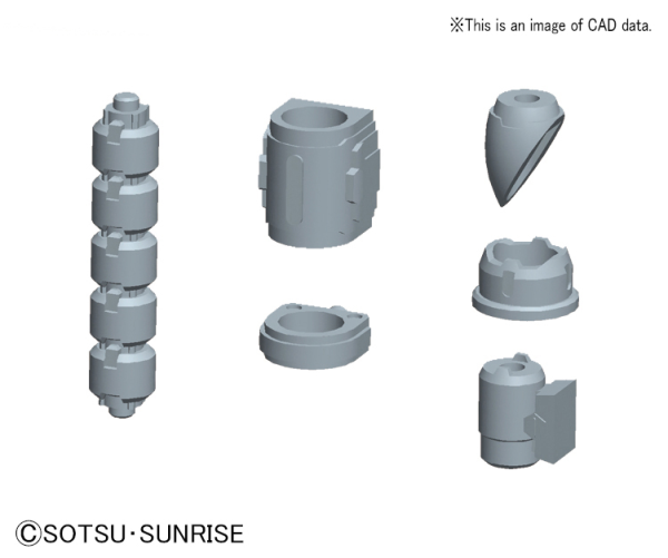 Builders Parts HD (1/144): MS Pipe 01 