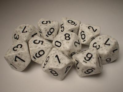 Chessex (25111): D10: Speckled: Arctic Camo 