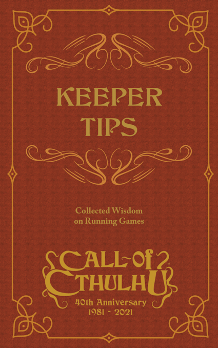 Call of Cthulhu: Keeper Tips (40th Anniversary) 