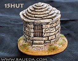 Cama Scenics: 15mm Ancient Terrain: Small Round Stone Hut 