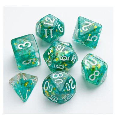 Candy Like Series: Mint: RPG Dice Set (7pcs) 