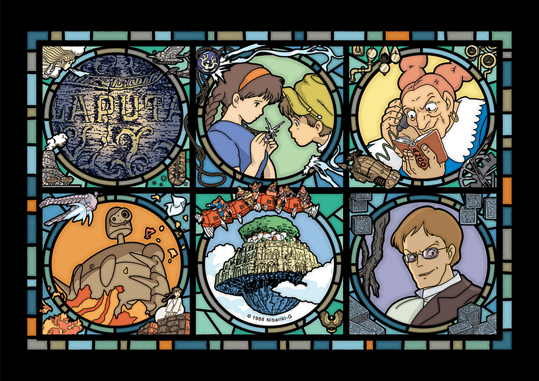 Castle in the Sky: Castle in the Sky Artcrystal Puzzle (Characters) 