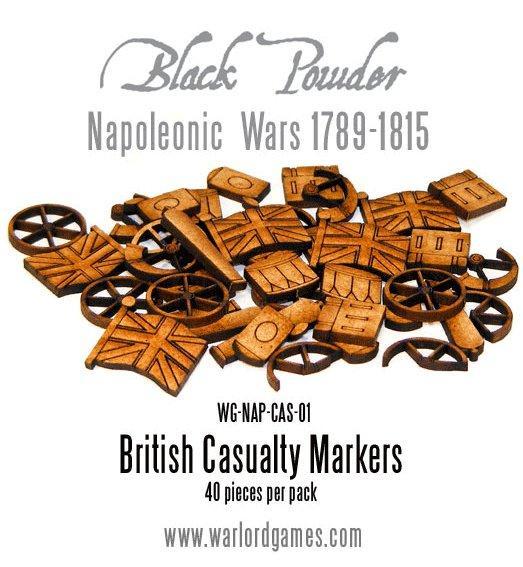 Black Powder Napoleonic Wars: British Casualty Markers 