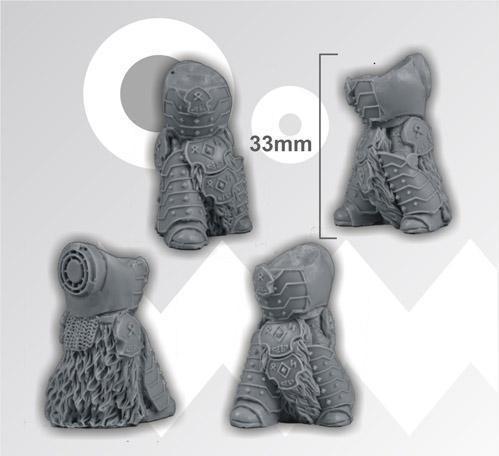 Scibor Monstrous Miniatures: SF Celtic Armour #3 