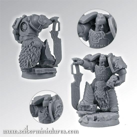 Scibor Monstrous Miniatures:  SF Celtic Warrior #5 