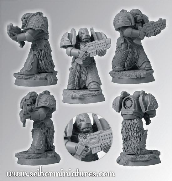 Scibor Monstrous Miniatures: SF Celtic Veteran #2 