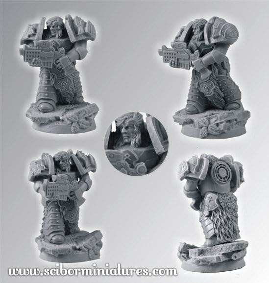 Scibor Monstrous Miniatures: SF Celtic Veteran #5 