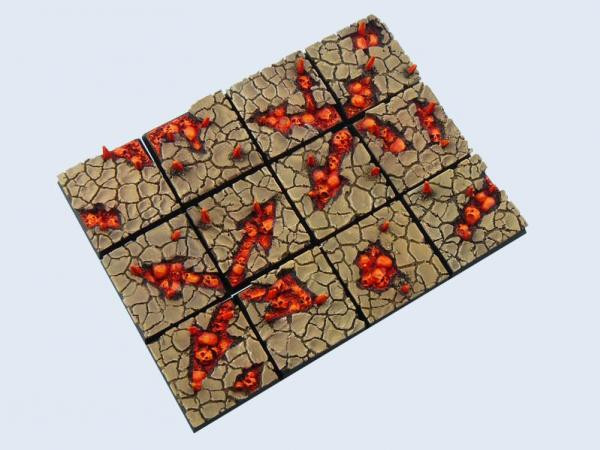 Micro Art Studio: Chaos Waste Bases: Square 25mm 