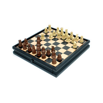 Chess & Checkers: 15" Medieval 