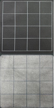 Chessex: Reversible Megamat 1 Square Black-Grey (34.5"X48")  