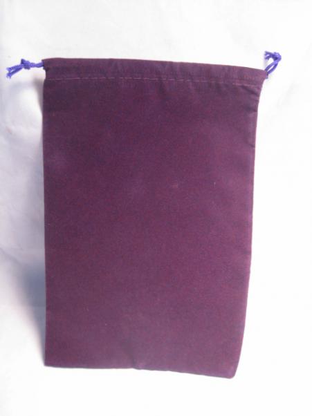 Chessex Velour/Suedecloth Dice Bags: Large (5"x7") Purple 