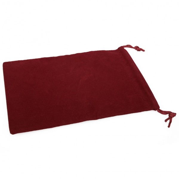 Chessex Velour/Suedecloth Dice Bags: Large (5"x7") Burgundy  