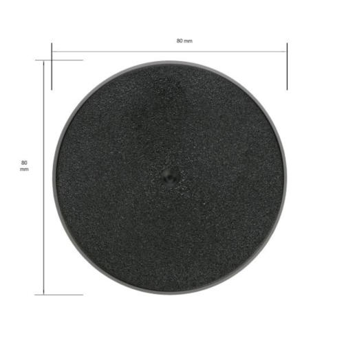 Citadel: 80mm Round Base (1) 