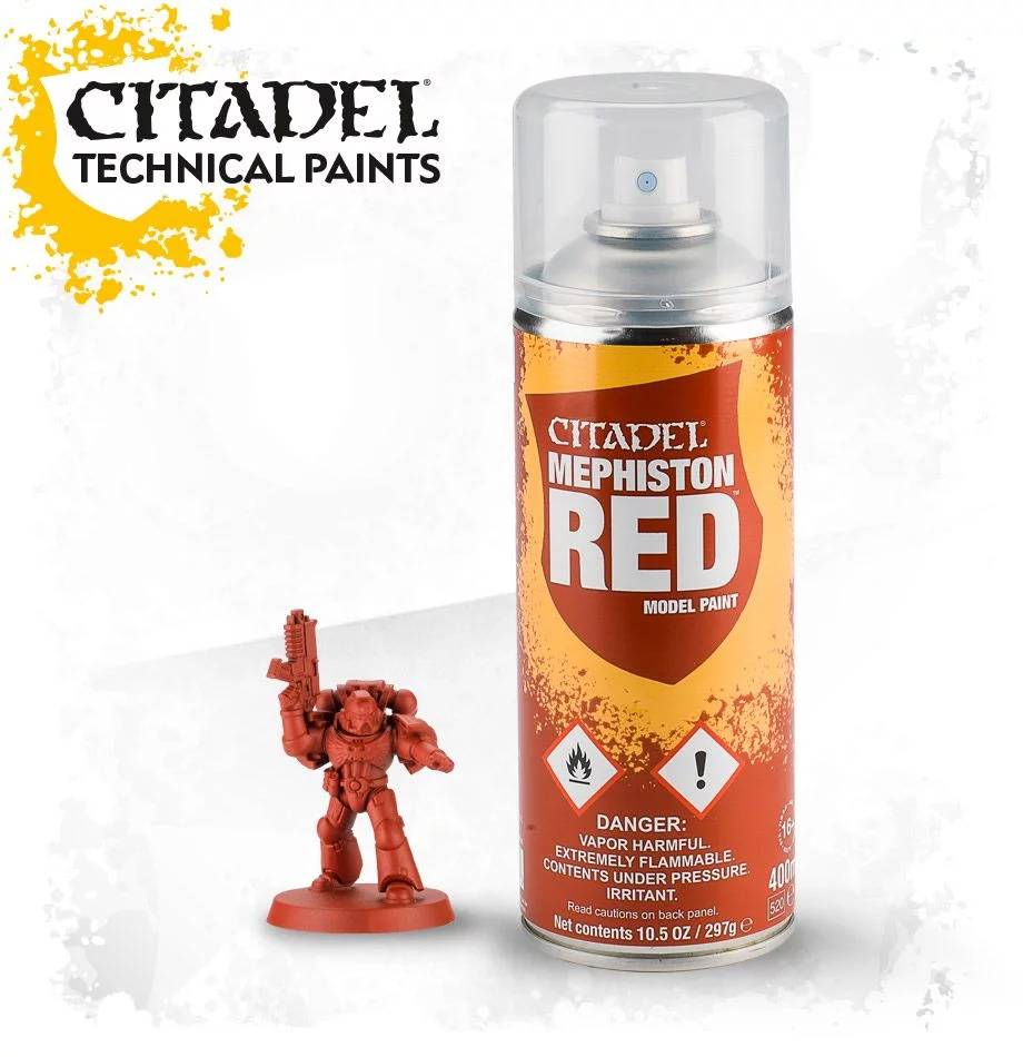 Citadel Spray Primer: Mephiston Red 