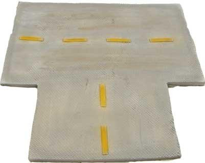 JR Miniatures: 28mm Finished Roads: City Street: T 