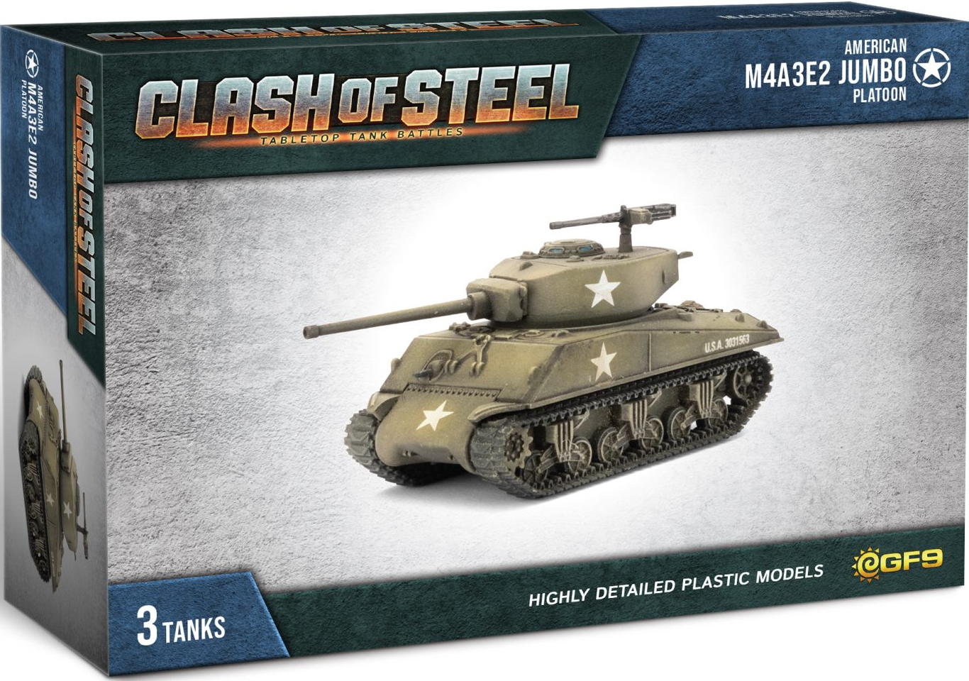 Clash of Steel: American M4A3E2 Jumbo Platoon 