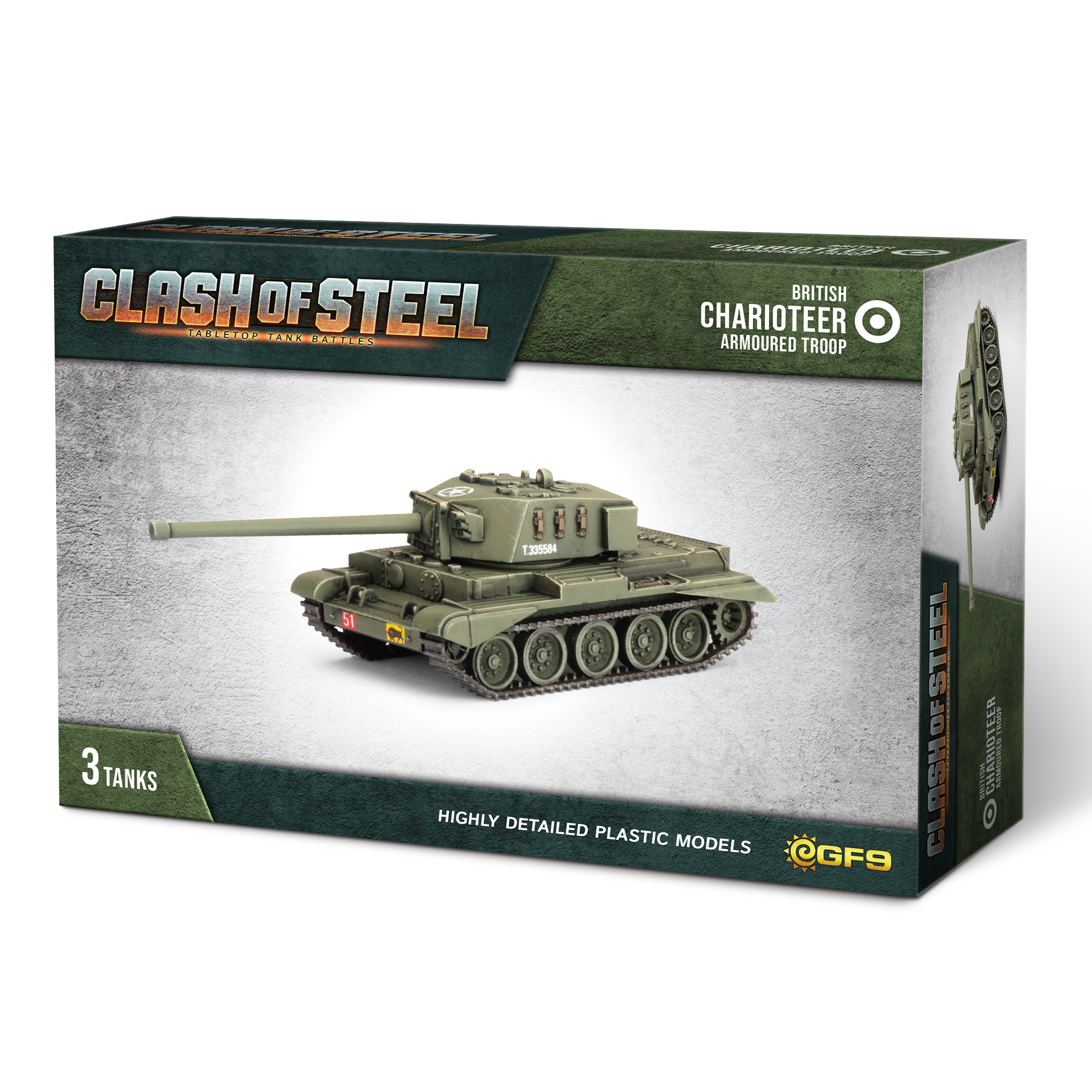 Clash of Steel: War of Unification: British Charioteer Medium Tank Troop 