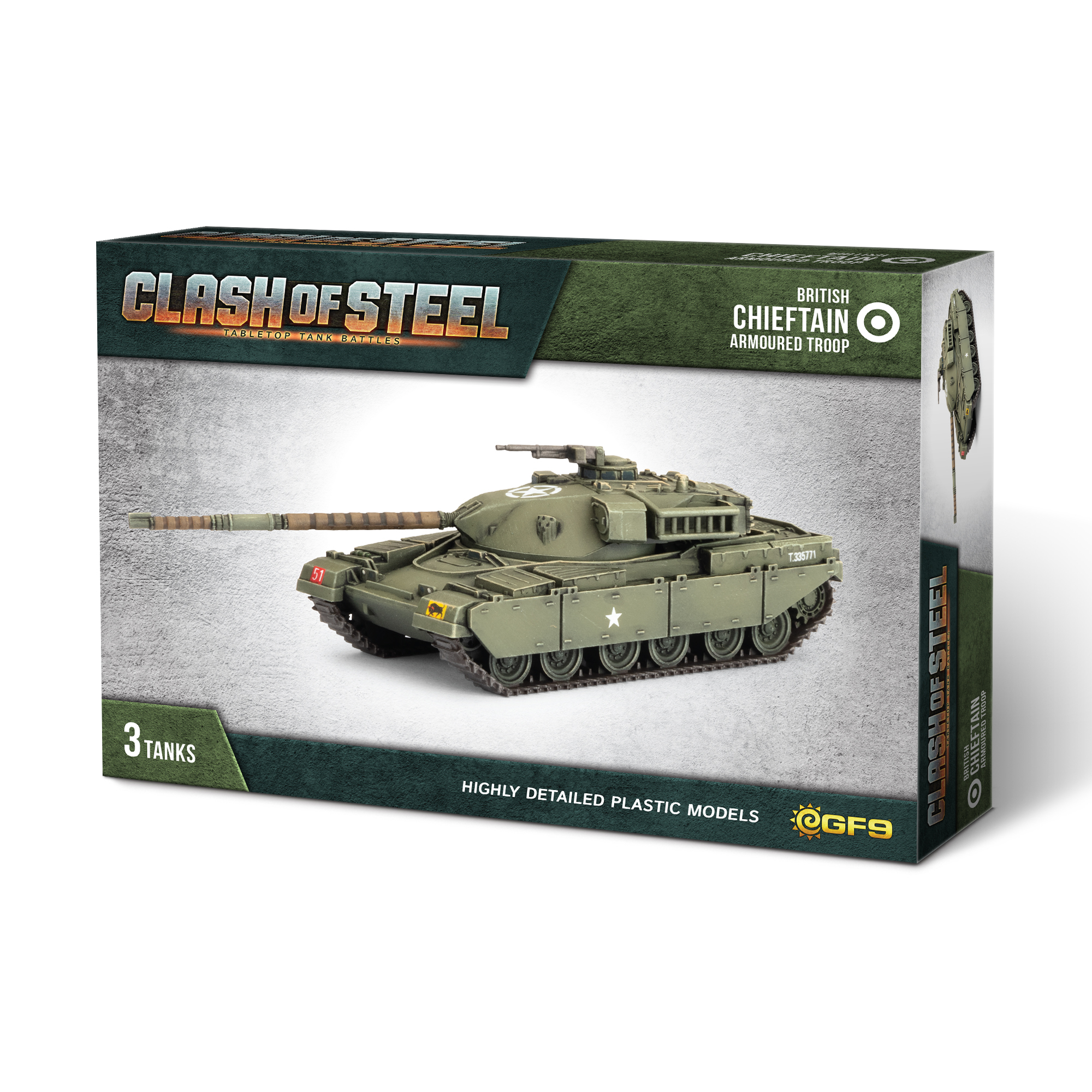 Clash of Steel: War of Unification: British Chieftain Armoured Troop 