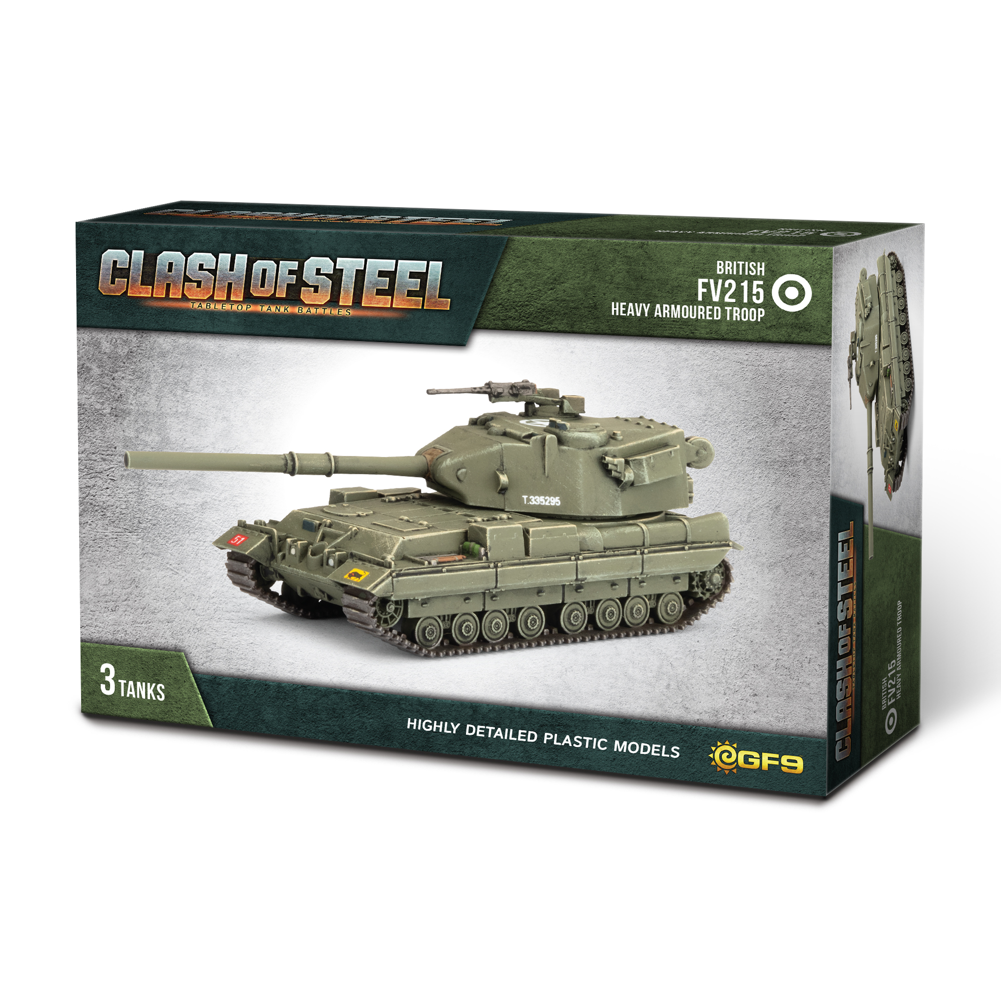 Clash of Steel: War of Unification: British FV215 Heavy Armoured Troop 
