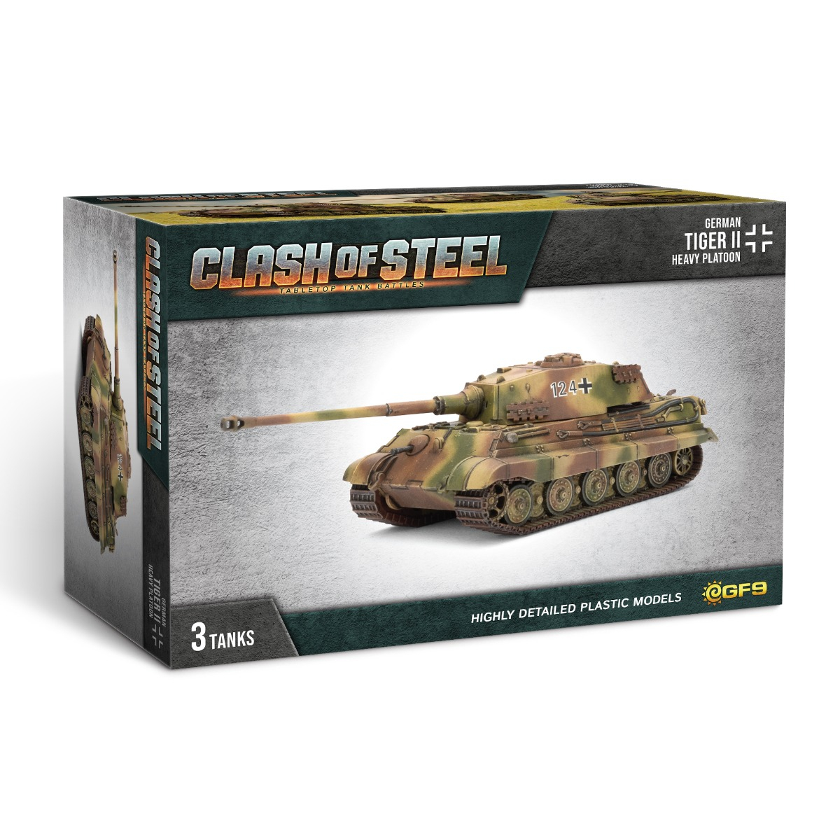 Clash of Steel: War of Unification: German Tiger II Heavy Platoon 