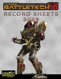 Classic BattleTech: Record Sheets 3039 