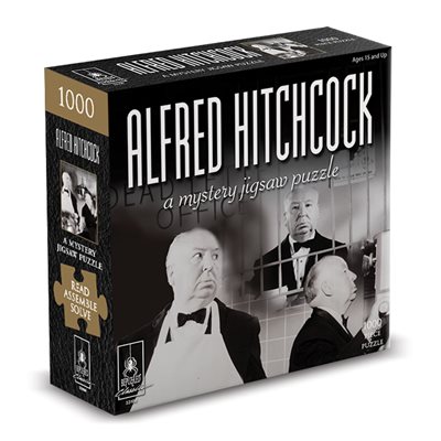 Classic Mystery Jigsaw Puzzle 1000 pieces: Alfred Hitchcock (DAMAGED) 