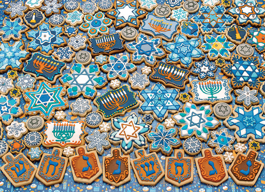 Cobble Hill Puzzles (1000): Hanukkah Cookies 