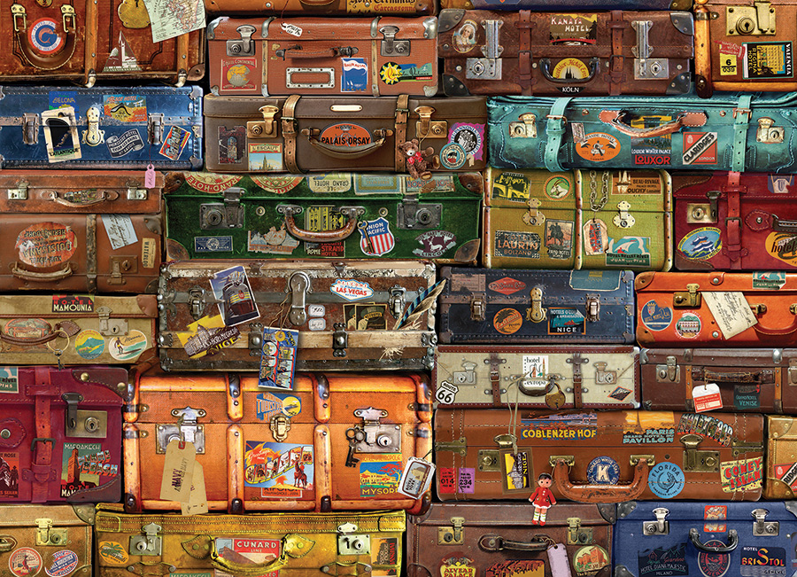 Cobble Hill Puzzles (1000): Luggage 