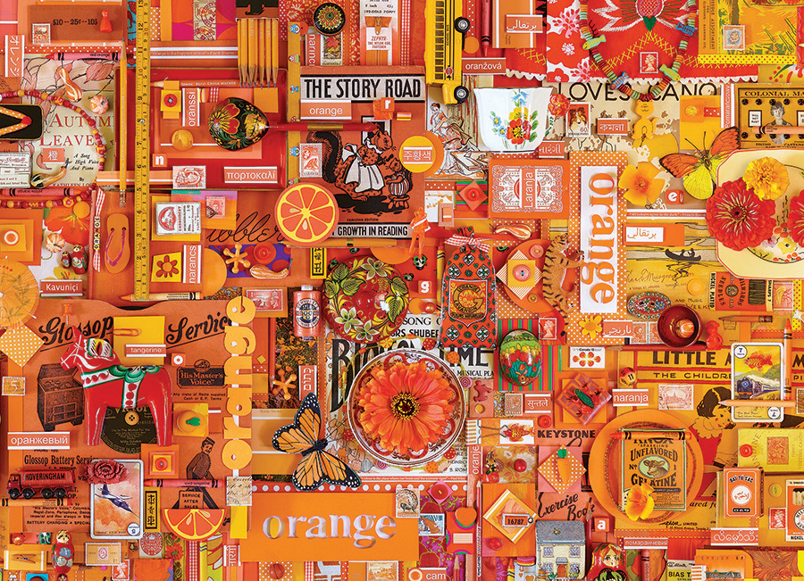 Cobble Hill Puzzles (1000): Orange 