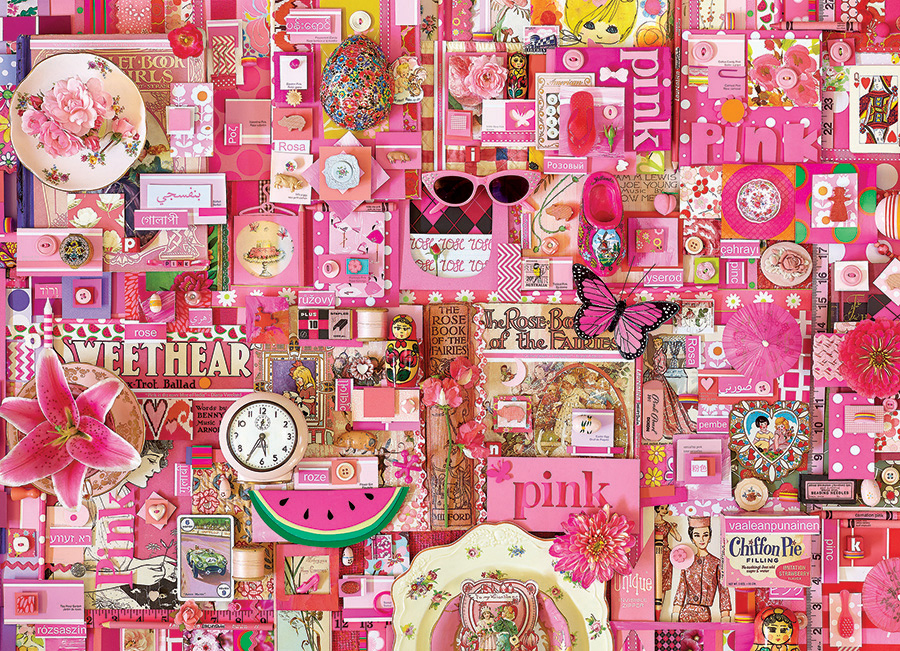 Cobble Hill Puzzles (1000): Pink 