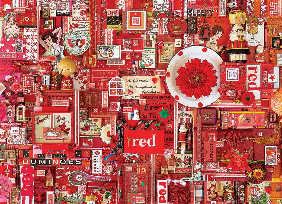Cobble Hill Puzzles (1000): Red 