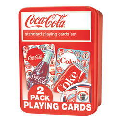 Coca-Cola Playing Cards - 2 Pack Tin Set 
