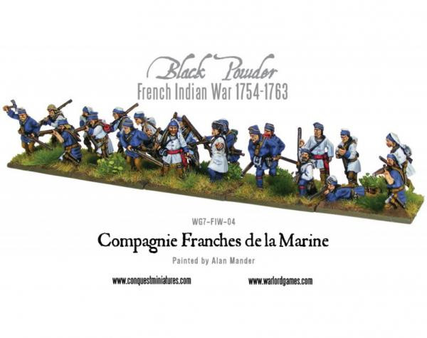 Black Powder: French Indian War 1754-1763: Compagnie Franches de la Marine 