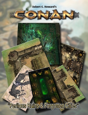Conan: Perilous Ruins & Forgotten Cities Tile Set 