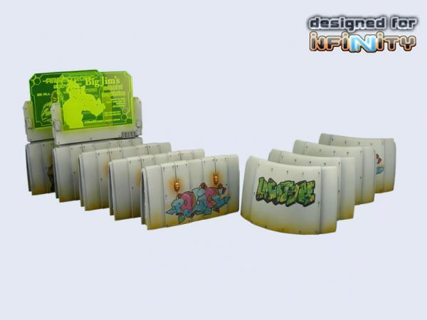 Micro Art Studio: Infinity: Concrete Wall Set 2 